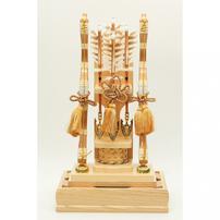 【破魔弓】白木木目調アクリルかぶせケース「桜樹」11号（209146）【メーカー直送】