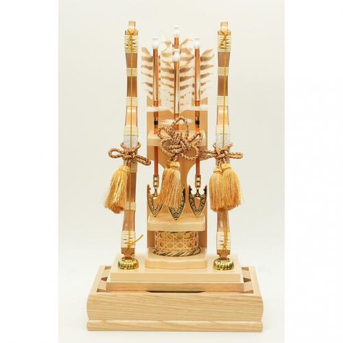 【破魔弓】白木木目調アクリルかぶせケース「桜樹」11号（209146）【メーカー直送】