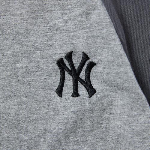 MLB ラグラン半袖ボディスーツ ヤンキース ブラック&times;80cm