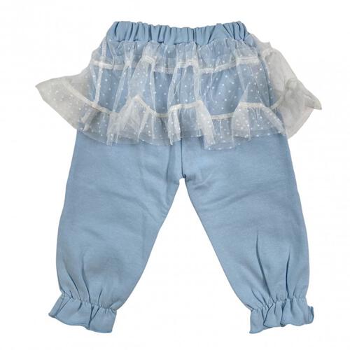 【Sophitica × tsumashi1118さん】Disney アナと雪の女王 裏毛チュールパンツ ブルー×100cm ベビーザらス限定