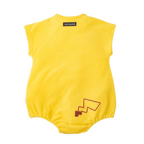monpoke モンポケ 半袖ボディスーツ ピカチュウパイル イエロー&times;70cm ベビーザらス限定