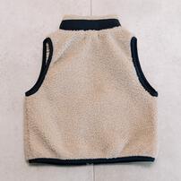 monpoke モンポケ ベスト ボア ピカチュウ ベージュ×90cm