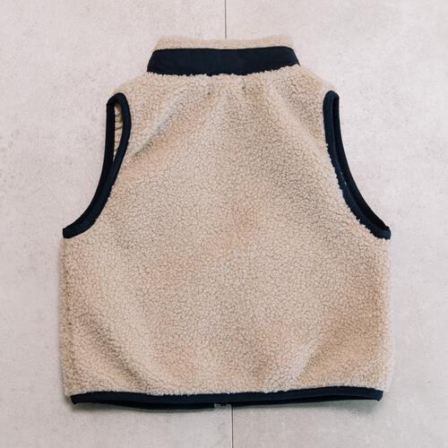 monpoke モンポケ ベスト ボア ピカチュウ ベージュ×90cm