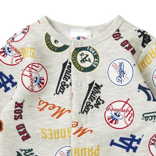 MLB 総柄 ロンパース オートミール×70cm ベビーザらス限定