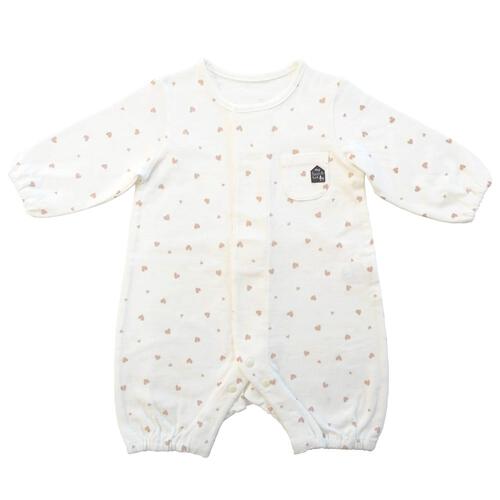 ワンタッチロンパース ハート(ハート×50-60cm) ベビーザらス限定