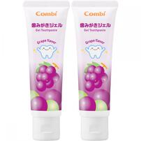 Combi コンビ 歯みがきジェル 2個セット (ぶどう味)