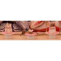 【雛人形】収納飾り 親王飾り「桜刺繍ピンク」 (605838)ひな人形 ひな祭り お雛様 おしゃれ トイザらス・ベビーザらス限定【メーカー直送】