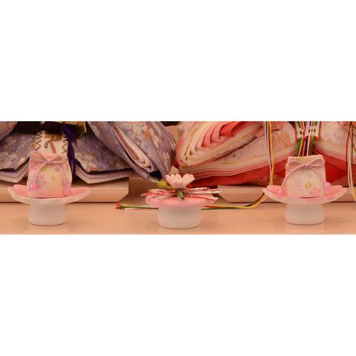 【雛人形】収納飾り 親王飾り「桜刺繍ピンク」 (605838)ひな人形 ひな祭り お雛様 おしゃれ トイザらス・ベビーザらス限定【メーカー直送】