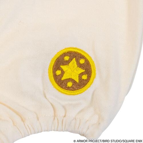 ドラクエベビー＆キッズ サガラ刺繍半袖ボディスーツ スライム ホワイト&times;80cm