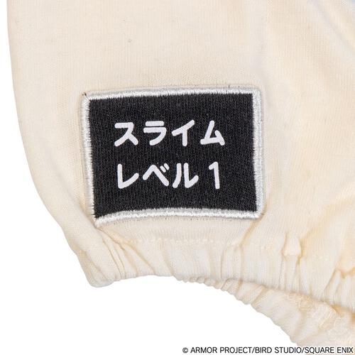 ドラクエベビー＆キッズ サガラ刺繍半袖ボディスーツ スライム ホワイト&times;80cm