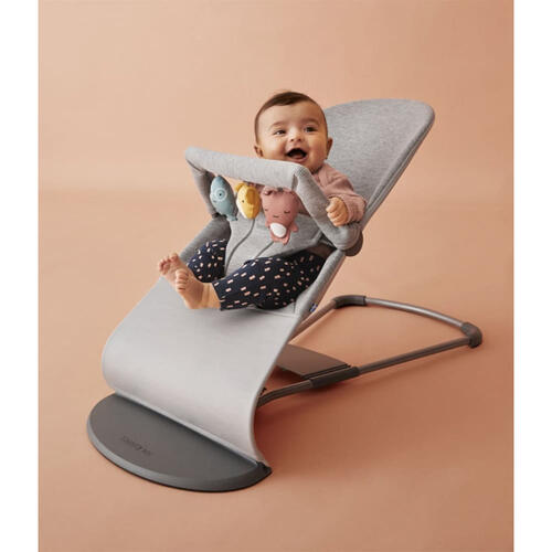 BabyBjorn ベビービョルン  バウンサーBliss ブリス 3Ｄジャージー (ライトグレー) バウンサー 1ヵ月～2歳頃まで メーカー直送品
