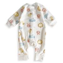 長袖カバーオール ニットキルト アニマル柄 アイボリー&times;70cm ベビーザらス限定