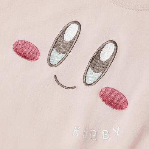 星のカービィ 半袖ボディースーツ 顔ドッカン 天竺 ピンク&times;80cm ベビーザらス限定