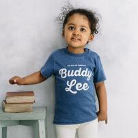 BUDDYLEE 半袖Ｔシャツ インディゴ染め ブルー&times;90cm