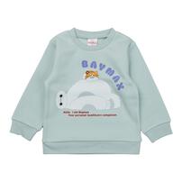 Disney ディズニー ベイマックス 長袖デイリートレーナー 起毛 ミント&times;95cm