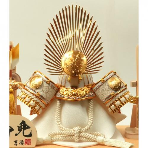 【五月人形】兜ケース飾り「織田信長グレージュ半円アクリル」（538904）トイザらス・ベビーザらス限定【メーカー直送】