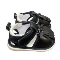 RAT-A-TATR ラッタッター 笛付きサンダル(ブラック×14cm)