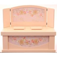 【雛人形】収納飾り 親王飾り「桜刺繍ピンク」 (605838)ひな人形 ひな祭り お雛様 おしゃれ トイザらス・ベビーザらス限定【メーカー直送】