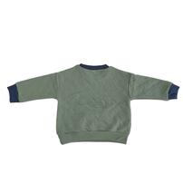 ベビーザらス限定　TINY DRIP キルトトレーナー(グリーン&times;80cm)