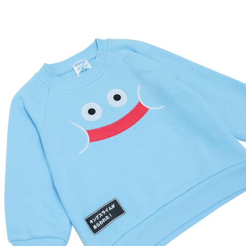 ドラクエベビー＆キッズ スウェットシャツ キングスライム(ブルー&times;80cm)  ベビーザらス限定　