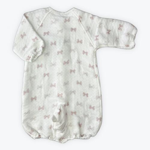 バンブーガーゼ 兼用ドレス リボン柄(リボン×50-70)