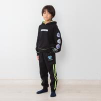 BEYBLADE X ロングパンツ ジャージ ベイブレード エックス ブラック&times;130cm ベビーザらス限定