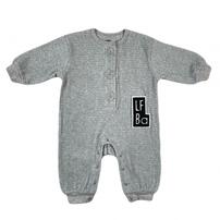 ローリーズファームベビー リブカバーオール(グレー×80cm) ベビーザらス限定