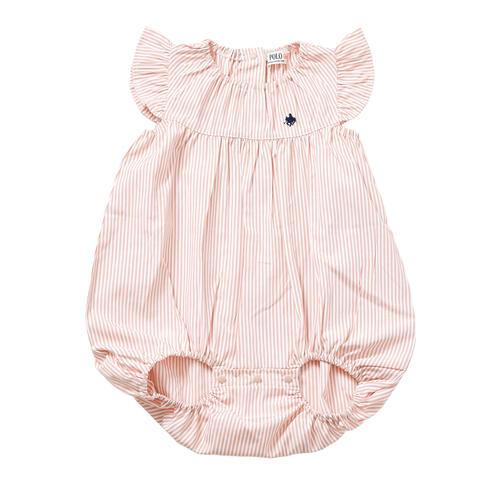 POLO BCS 袖フリル半袖ロンパース ピンク&times;80cm ベビーザらス限定