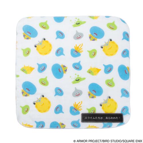 ドラクエベビー＆キッズ ３枚組ガーゼ スライムたち ブルー&times;フリー