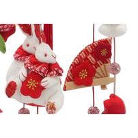 【雛人形】クリスタル付 つるし飾り (赤)高さ42cm  (351932)つるし雛 ひな人形 おしゃれ トイザらス・ベビーザらス限定【メーカー直送】