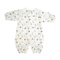 MOOMIN 新生児2WAYドレス 帽子付き 総柄 ムーミンファミリー（ホワイト×50-70cm） ベビーザらス限定