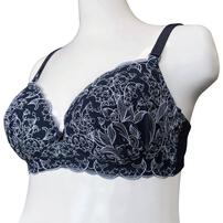 Petit jouet for maternity プティジュエット ベベシェリ 授乳ブラ スズラン(ネイビー×L MU) ベビーザらス限定