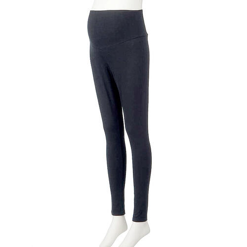 らくちんパンツ10分丈（ブラック×M）