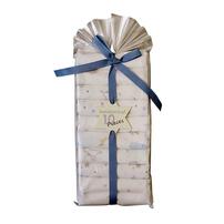 10枚組ガーゼハンカチ ブルーセット(ブルー×フリー) ベビーザらス限定