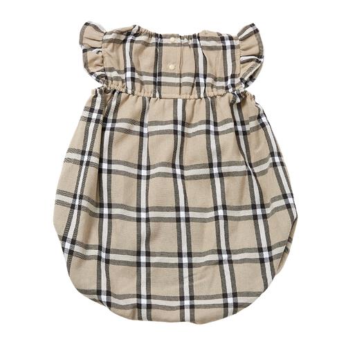 POLO BCS 袖フリル半袖ロンパース ベージュ&times;80cm ベビーザらス限定