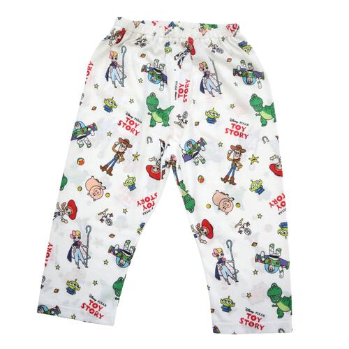 ディズニー 長袖前開きパジャマ＋半袖Ｔシャツセット トイストーリー ホワイト&times;90cm ベビーザらス限定