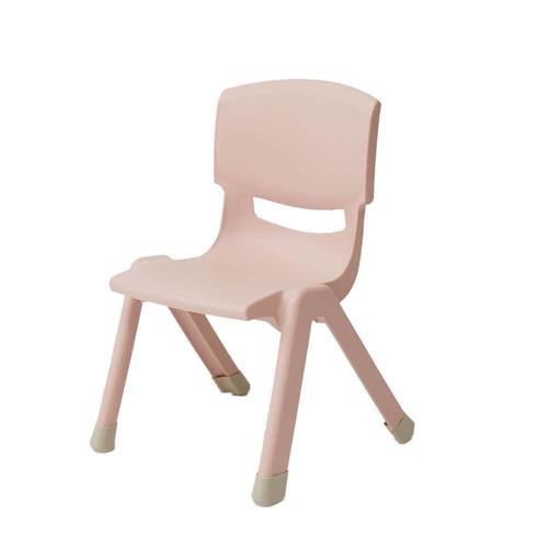 くすみカラー キッズチェア (ピンク) 室内家具 汚れや水に強い お手入れ簡単 脚カバー付き  3歳頃～対応 ベビーザらス限定