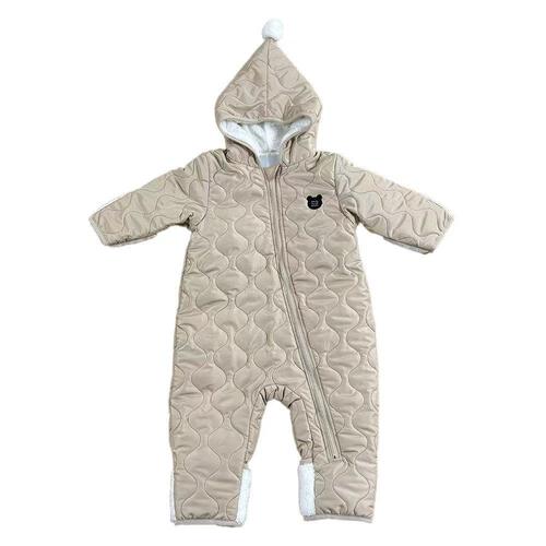 ジャンプスーツ ヒョウタン柄 ミディアムベージュ×80cm ベビーザらス限定