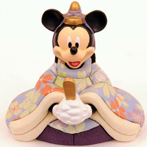 【雛人形】ディズニー 木目込み親王飾り「ミッキー＆ミニー ピンク」  (331383) ひな人形 トイザらス・ベビーザらス限定【メーカー直送】