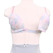 チュールフロントオープンブラ＆ショーツ（サックス×L） ベビーザらス限定