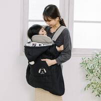 SNOOPY  抱っこ紐ケープ 中綿 ポンポン付き スヌーピー ベビーザらス限定