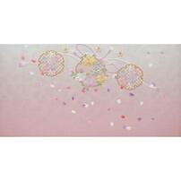 【雛人形】ケース飾り 親王飾り「雪輪桜刺繍木目調」(322353)ひな人形 ひな祭り お雛様 彩シリーズ おしゃれ トイザらス・ベビーザらス限定【メーカー直送】