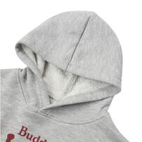 BUDDYLEE 長袖フード付きロンパース×レギンス セット ガーゼ裏毛 グレー×80cm ベビーザらス限定