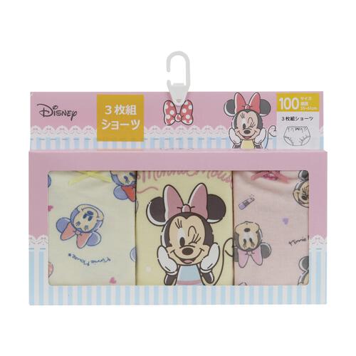 ディズニー ミニー ショーツ 3枚組 ピンク×95cmベビーザらス限定