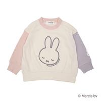 ミッフィープリントアップリケトレーナー ナチュラル×95cm ベビーザらス限定