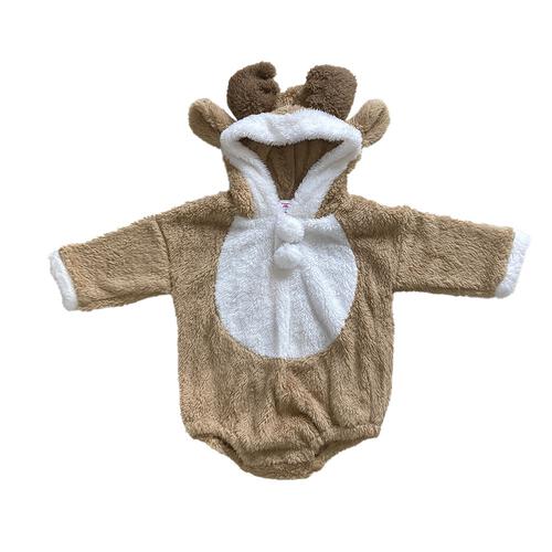 クリスマス トナカイダルマオール コスチューム ベビー サンタクロース コスチューム 子供 衣装  ベージュ×70cm ベビーザらス限定