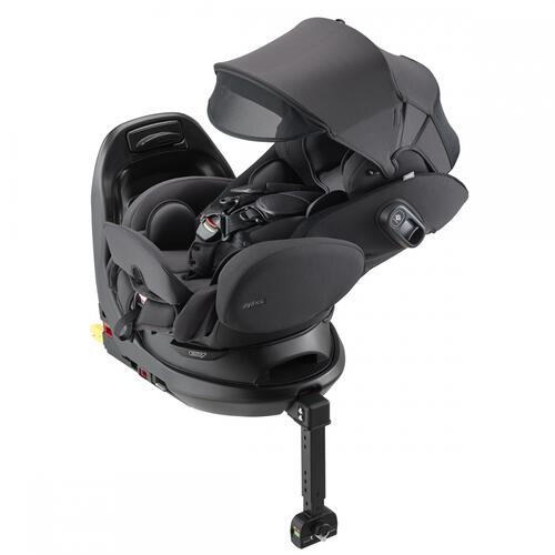 Aprica アップリカ フラディア グロウ エバー プレミアム AB(エターナルブラック) チャイルドシート ISOFIX固定 R129適合 フルフラットベッド 新生児～4歳頃まで