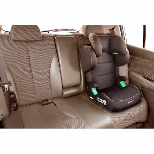 LEAMAN リーマン ハイバックジュニアISOFIX R129 (ブラウン) ジュニアシート ISOFIX固定 R129適合  3歳頃～12歳頃まで