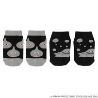 ドラクエベビー＆キッズ 2足入りショートソックス メタルモンスター