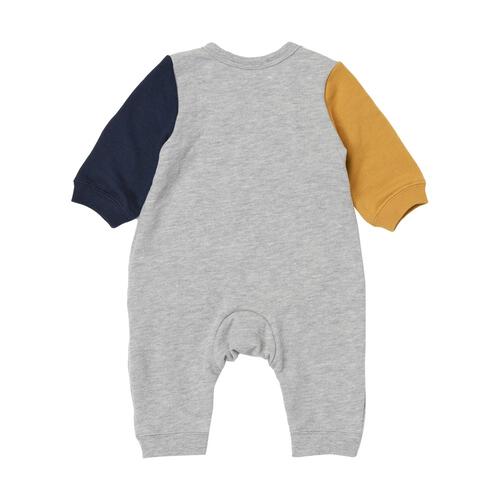 BUDDYLEE 長袖前開きプレオール サコッシュ クレイジー袖 グレー×70cm ベビーザらス限定